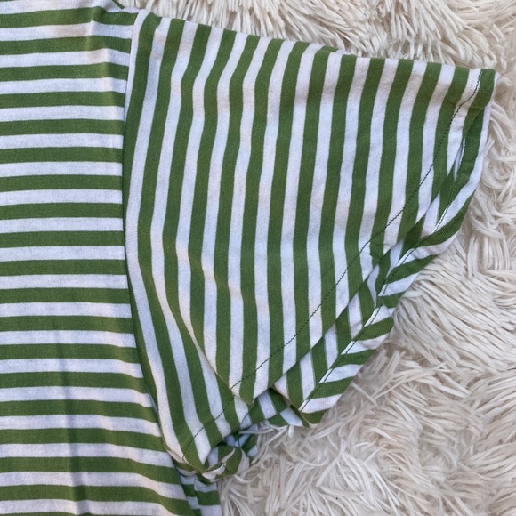 Banana Republic Factory Designer Tee 💗 Green & White - Picture 7 of 14